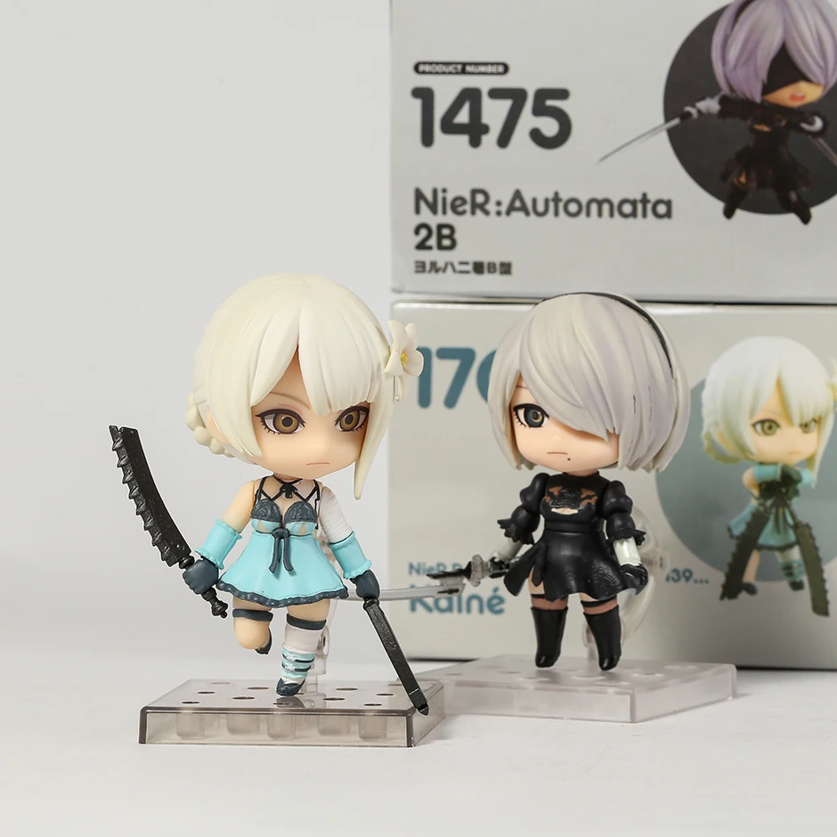 NieR:Automata 2B YoRHa No.2 Тип B 1475 Kaine 1705 Q версия фигурка Коллекционная модель игрушка -