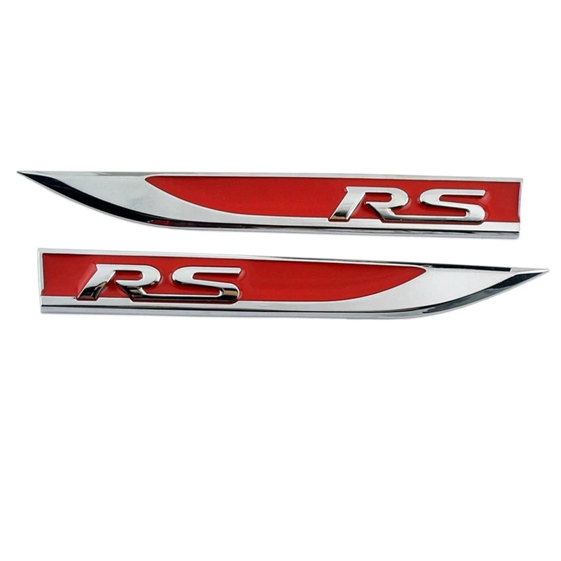 

Логотип RS fender, автомобильная наклейка с логотипом, наклейка с логотипом, Набор наклеек, углеродный металлический клей, автомобильный внешни...