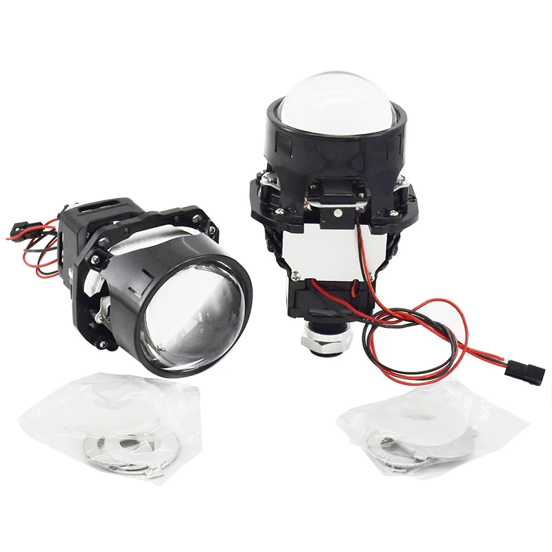 

Ronan 2,5 дюйма 56 Вт Bi-LED 6 шт. + 1 шт. двойной отражатель чаша объектив проектора для H1 H4 H7 9005/9006 разъем автомобильные фары Retrofitf