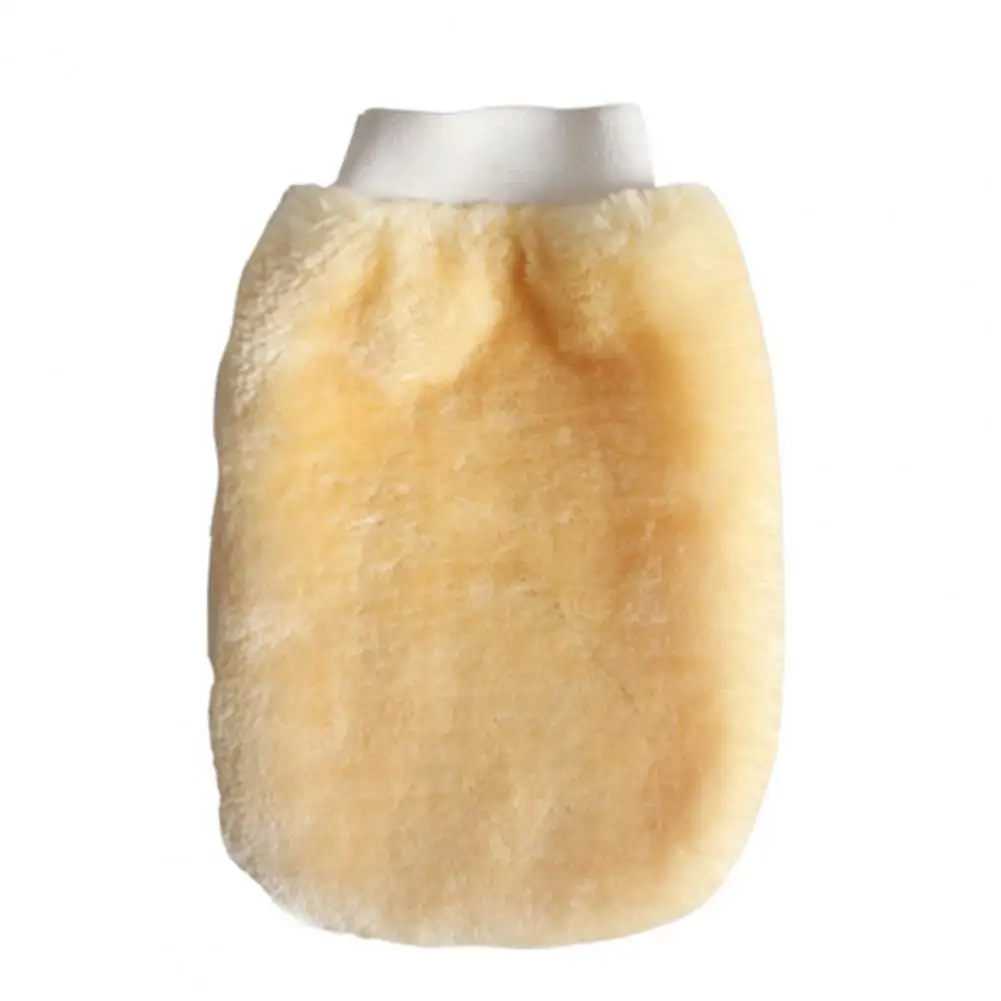 

Car Wash Mitt Good Water Absorption Multi-Purpose Car Fleeced Washing Mittens Accessories Car Wash Mitten for Automobile
