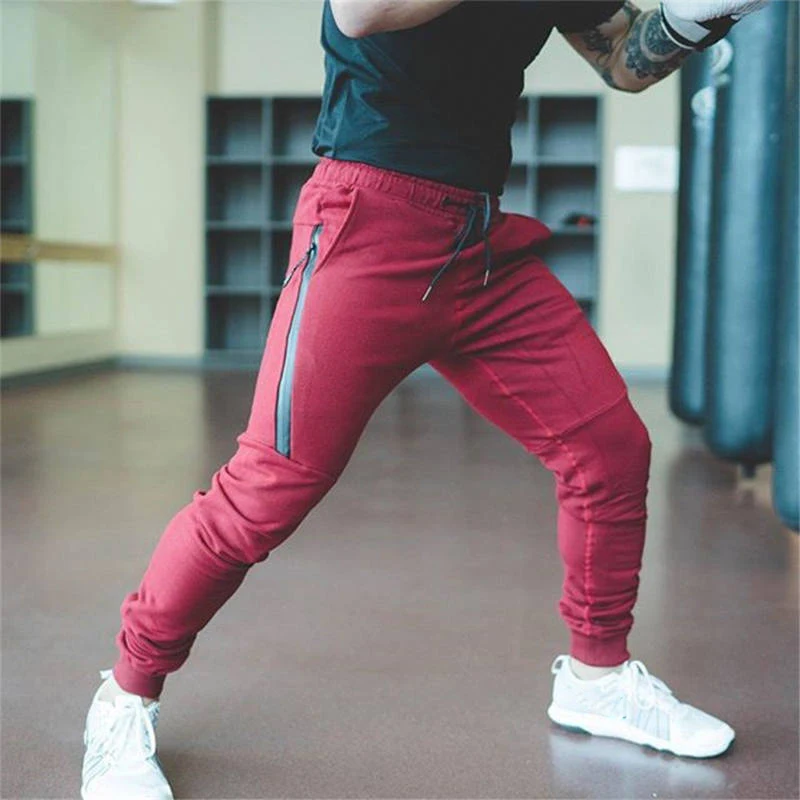 

Breathable Pants Joggers Gyms Men Trousers Casual 2020 Men Bodybuilding Cotton Fitness Track Jogger Pants Sweatpants Skinny