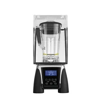 in stock 2l touchpad commercial smoothie blender with sound proofing cover