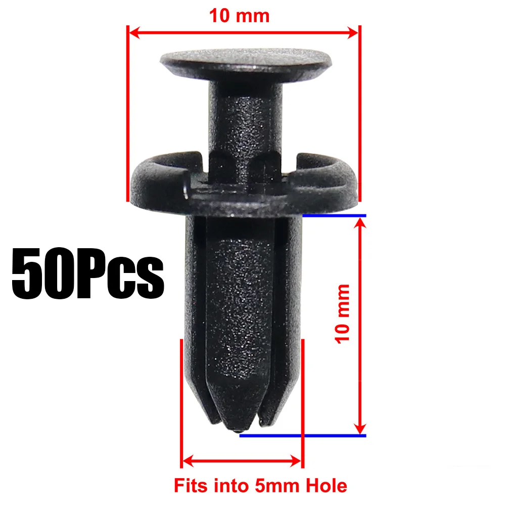 

Retainer Fasteners Clip High-quality Lightweight Nylon Replacement Black Durable Reliable-installation Fender Trim