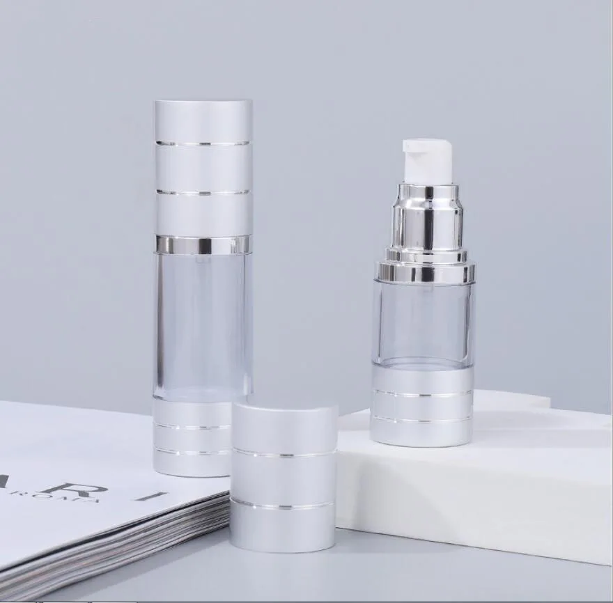 80 мл пластиковая алюминиевая бутылка с безвоздушным насосом электронная