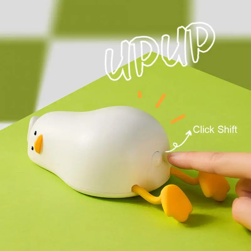 

Милая Лежащая утка теплый сокровище для рук Забавный мультяшный утка грелки для рук USB зарядка и нагрев два в одном фотодержатель