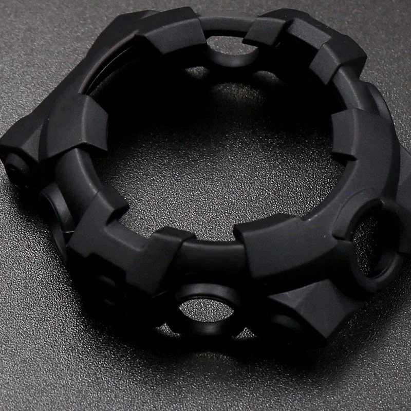 Rubber Watch Bracelet With Cover For Casio G-shock GA700 GA-700 GA710 GA735 Watchband Case Men Watch Band Strap Protective Shell