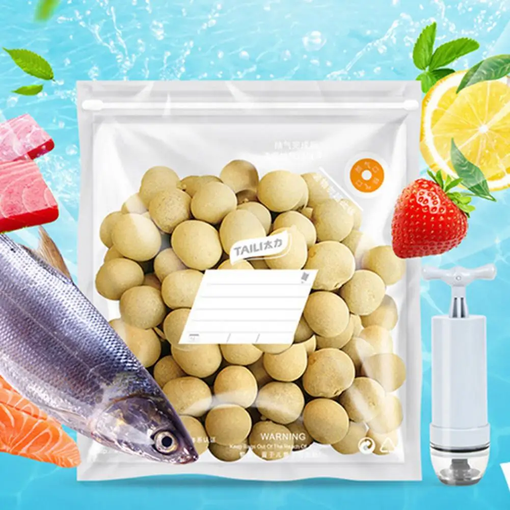 

5Pcs Vacuum Sealer Pouches Practical Lightweight Eco-friendly for Household Vacuum Sealer Bags Food Storage Bags