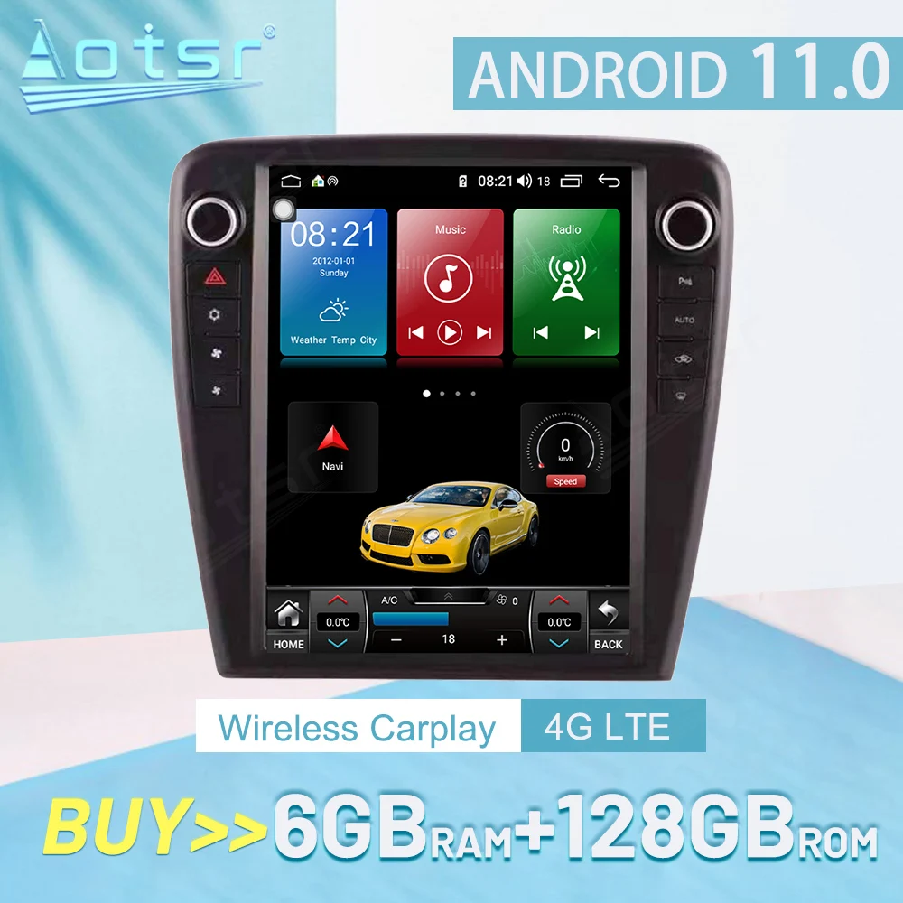 

For Jaguar XJ XJL 2010-2018 Tesla Screen Carplay Android Car Stereo Radio Multimedia Player GPS Navigation Auto Audio
