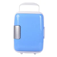 12V 8L MINI CAR REFRIGERATOR 2 LAYER PORTABLE TRAVEL CAMPING FREEZER WITH HANDLE
