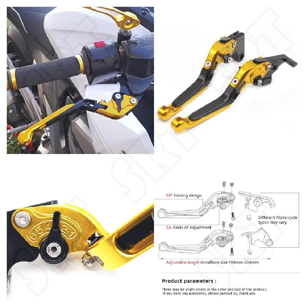 Для BMW K1300 S R GT K1300S K1300R K1300GT 2009-2016 комплект регулируемых складных выдвижных рычагов тормоза и сцепления