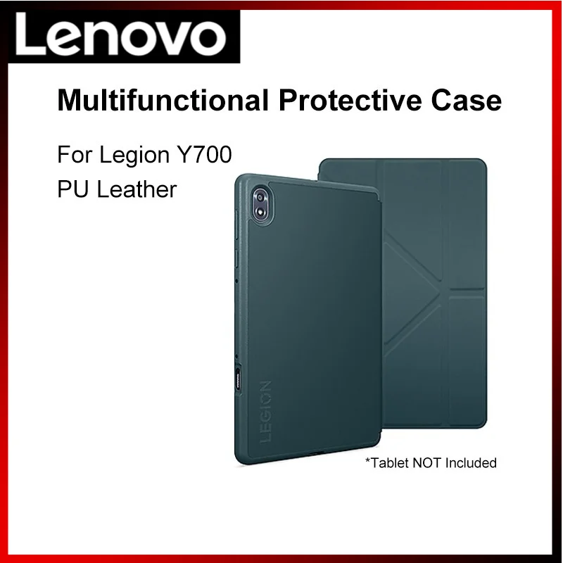 

Оригинальный защитный чехол Lenovo, многофункциональный для планшета LEGION Y700 из искусственной кожи, умный сенсорный переключатель