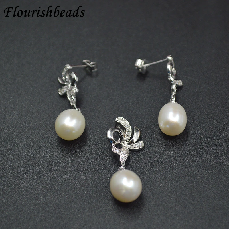 

Женский ювелирный комплект из серебра 925 пробы, с подвеской