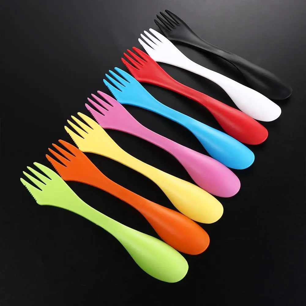 Столовые приборы посуда для улицы вилка фруктов многофункциональная ложка супа
