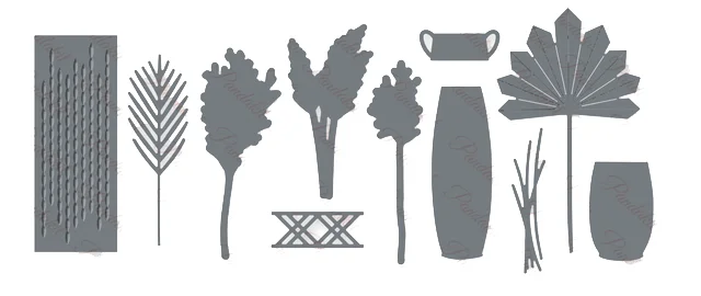 Ваза Спасибо благодарностью Последний 2023-2024 Ежегодный каталог Вырубные штампы