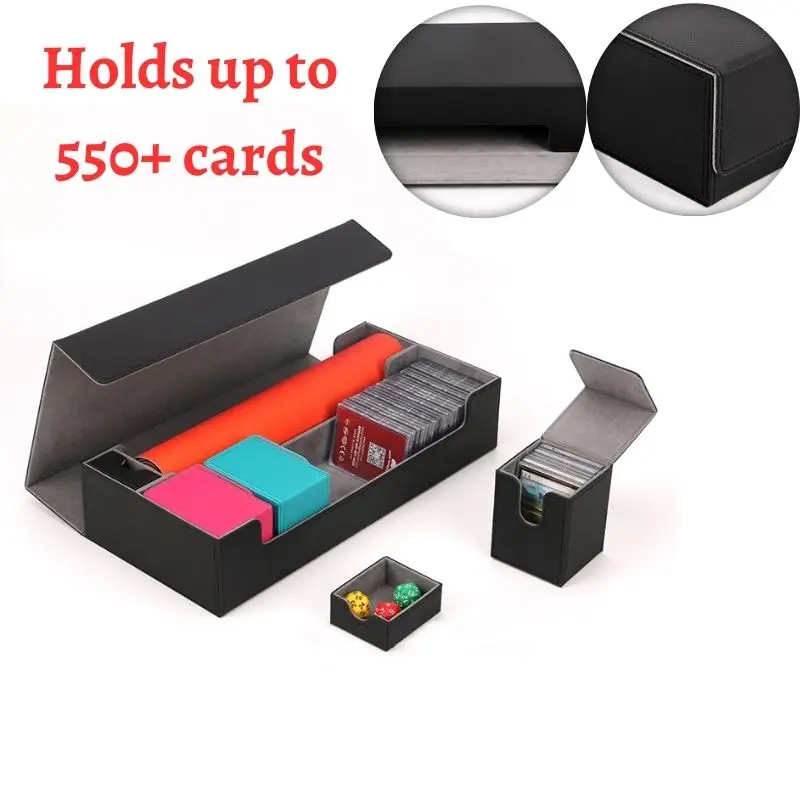 

Card Deck Storage Box Durable Sturdy TCG OCG Card Storage Trading Card Deck Box for Commander MTG Card Carrying Organiser Case