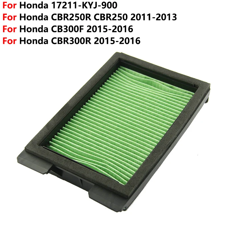 

Детали двигателя мотоцикла, очиститель воздушного фильтра для Honda 17211-KYJ-900 CBR250R CBR250 CB300F CBR300R 17211KYJ900, аксессуары для двигателя