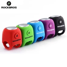 ROCKBROS-전기 사이클링 벨, 90 dB 경적, 방수, MTB 자전거 핸들 바, 실리카 젤 쉘 링, 자전거 벨, 자전거 액세서리