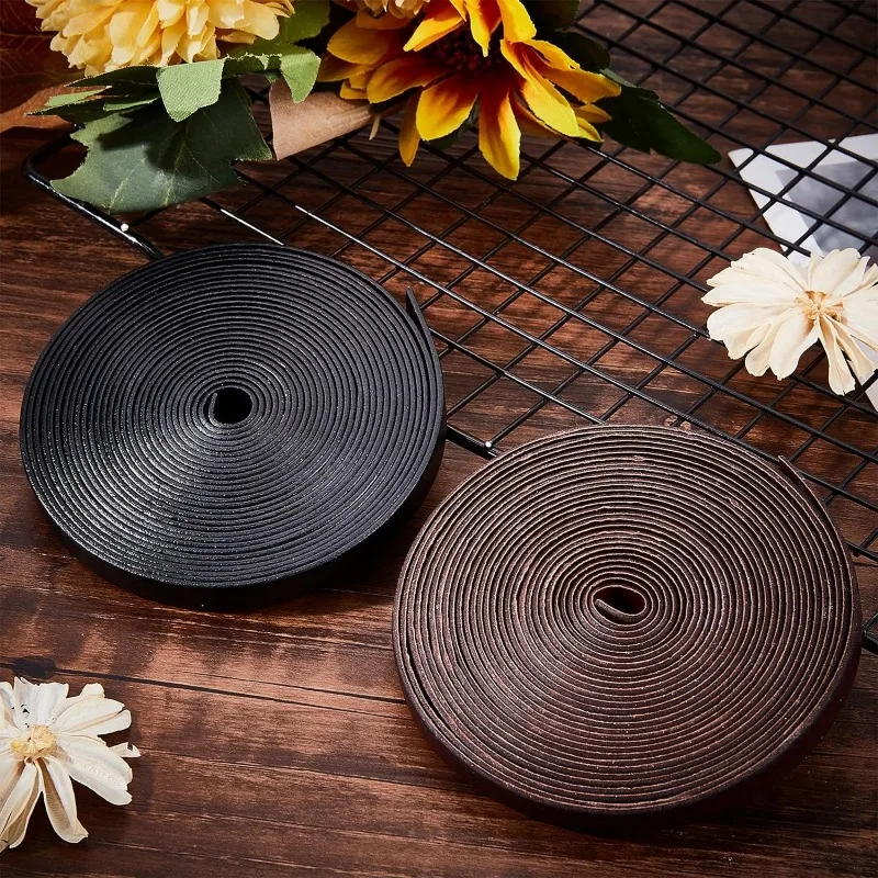 Плоская Искусственная Веревка Шириной 10 Мм Кожаные Полоски Из Вочьей Кожи Для