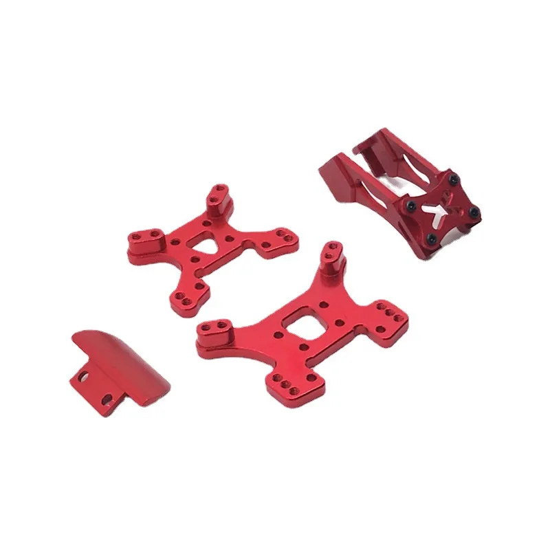 For WLToys 144001 144002 124017 124019 Remote Control Car Metal Modified Shock Absorber Bracket Tail Guard enlarge