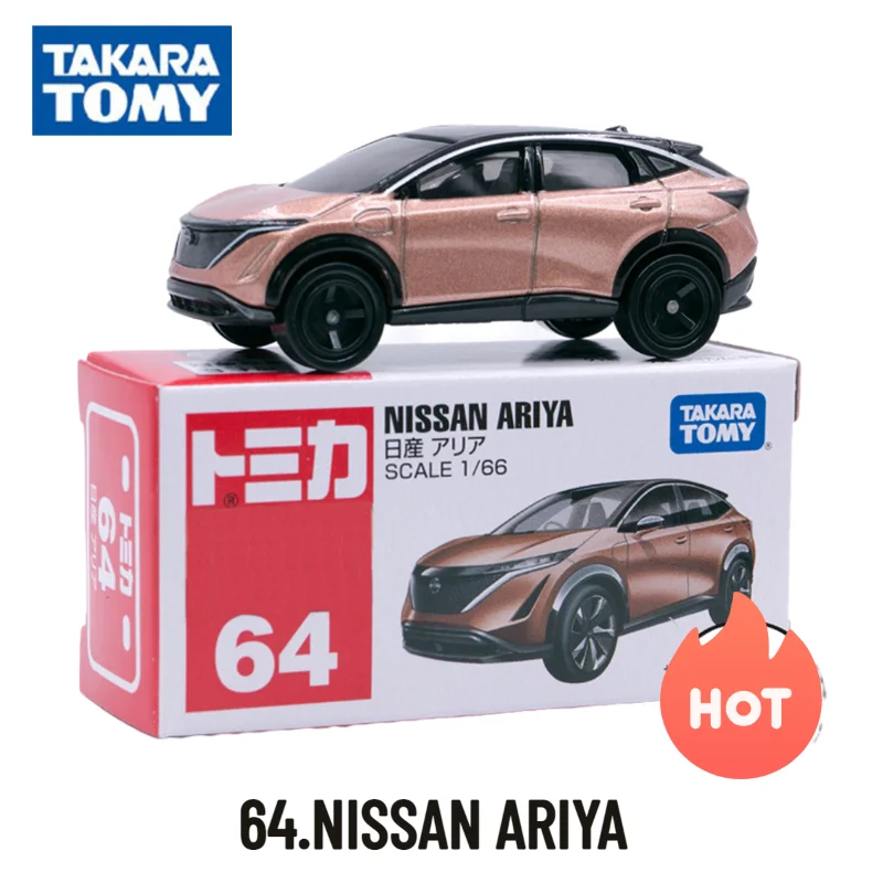 

Tomy Tomica Classic 61-90, 64.NISSAN ARIYA Scale Car Model Replica Collection, Kids Xmas Gift Toys For Boys