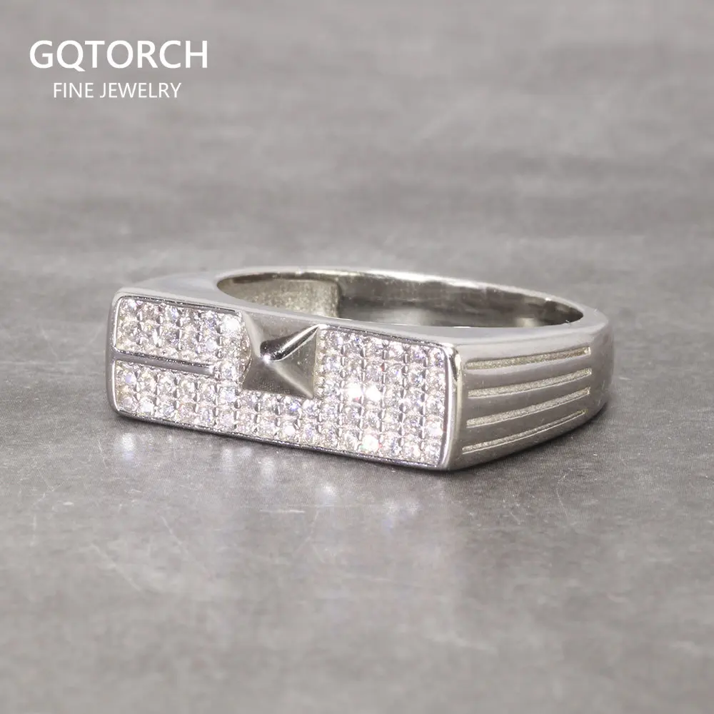 

Кольца из стерлингового серебра с камнями, Белый Циркон Micropave, свадебные кольца на годовщину, Изящные Ювелирные изделия