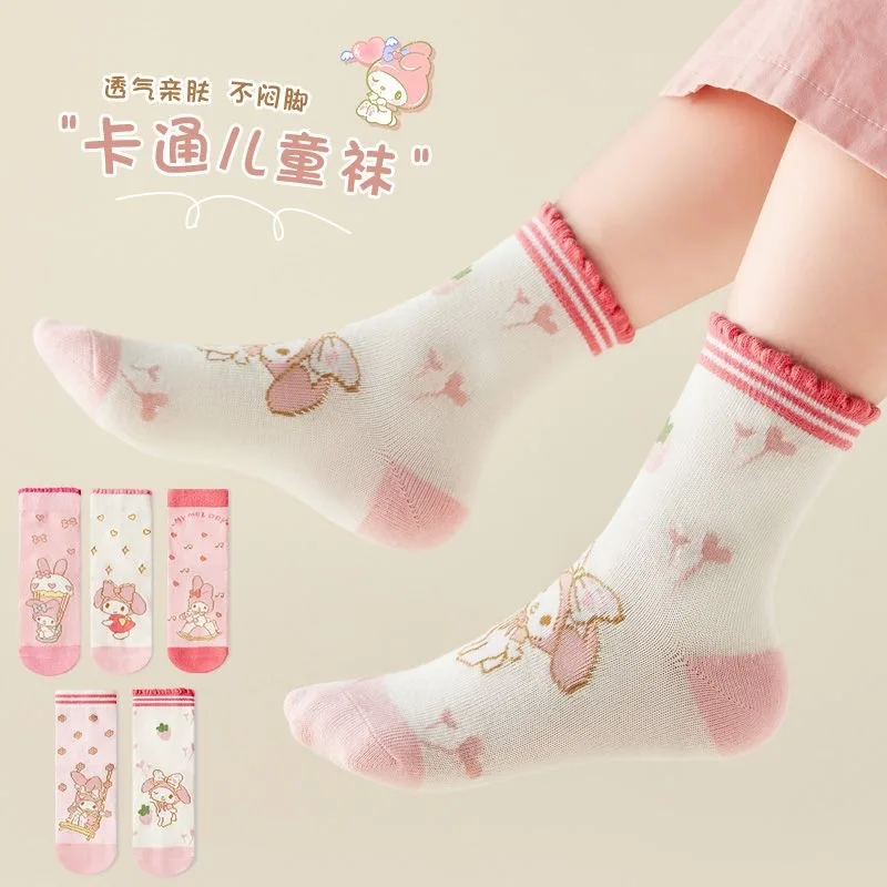 5 пар Детские хлопковые носки для девочек
