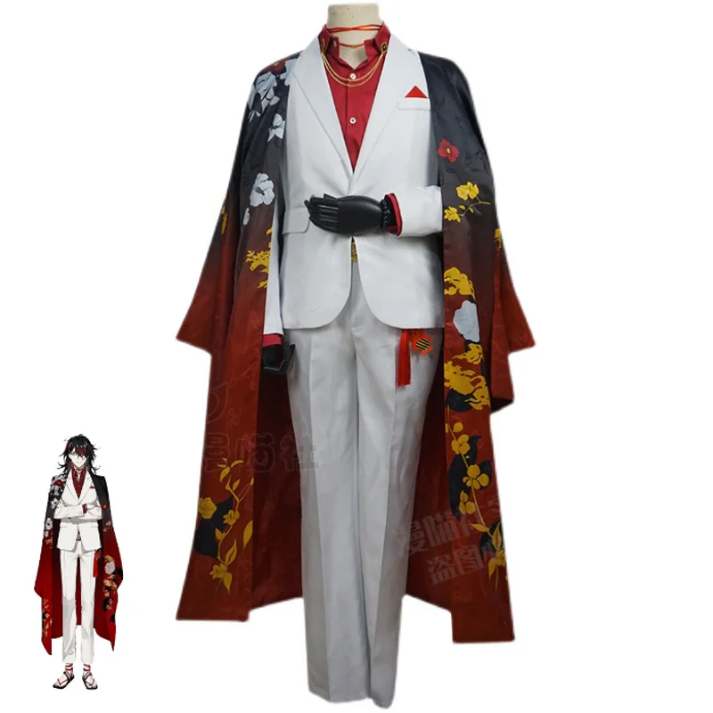 

Luxiem Vox Akuma Cosplay Hololive VTuber Yutuber Costumes Fancy Party Suit Halloween Carnival Uniforms Custom Made