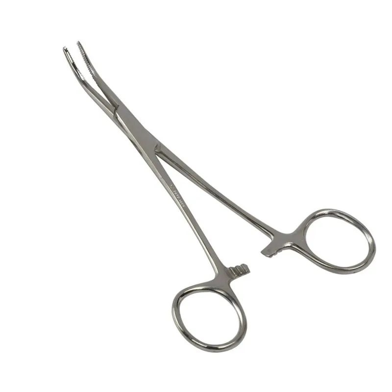 

Tip Clamps Tool Forceps Locking Hemostatic Curved/straight Surgical Fishing Stainless Forceps Hemostat 1pcs Forceps Pliers Steel