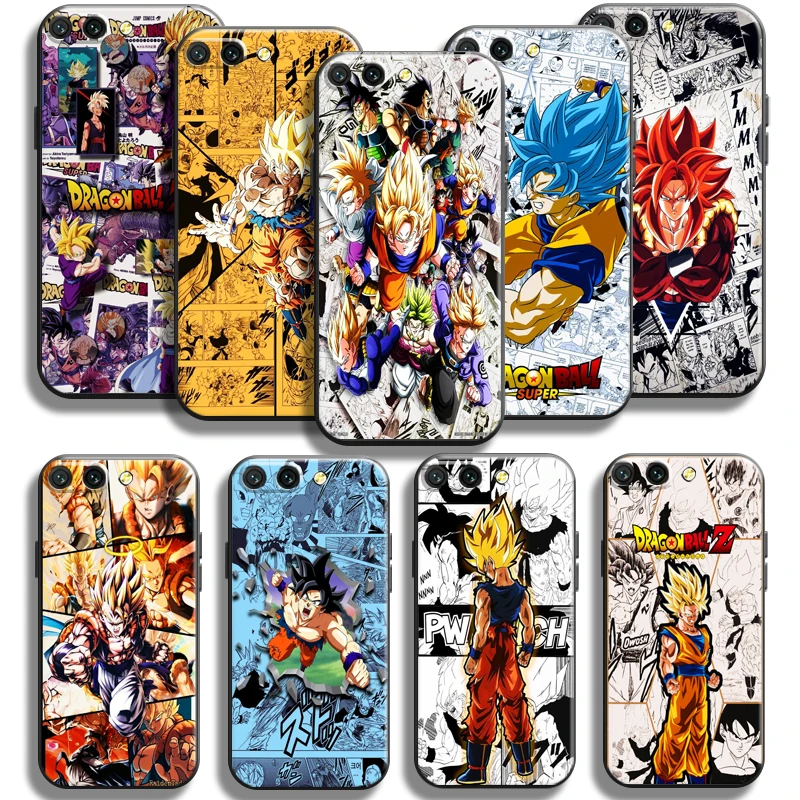 

Japan Dragon Ball Goku Phone Case For Xiaomi Mi 11 Mi 11 Lite For Xiaomi 11 Lite 5G Black Carcasa Funda Liquid Silicon TPU