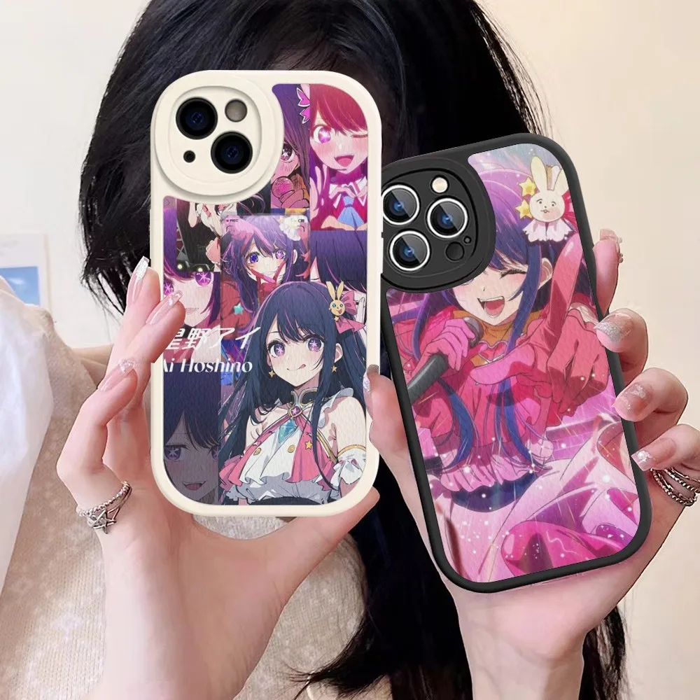 

Anime Oshi No Ko Phone Case Hard Leather For IPhone 14 13 12 Mini 11 14 Pro Max Xs X Xr 7 8 Plus Fundas