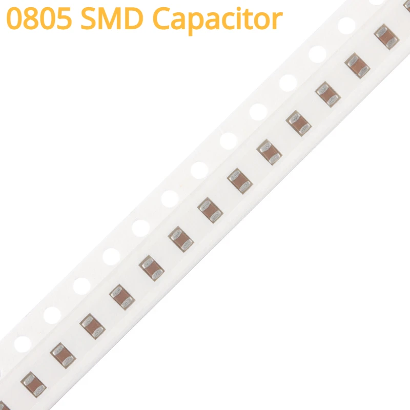 

100pcs 0805 SMD Capacitor ±10% 50V X7R 150 180 200 220 300 470 680 750~2200pF 1 2.0 8.2 20 33 39 100 120 150 220~330nF 1uF