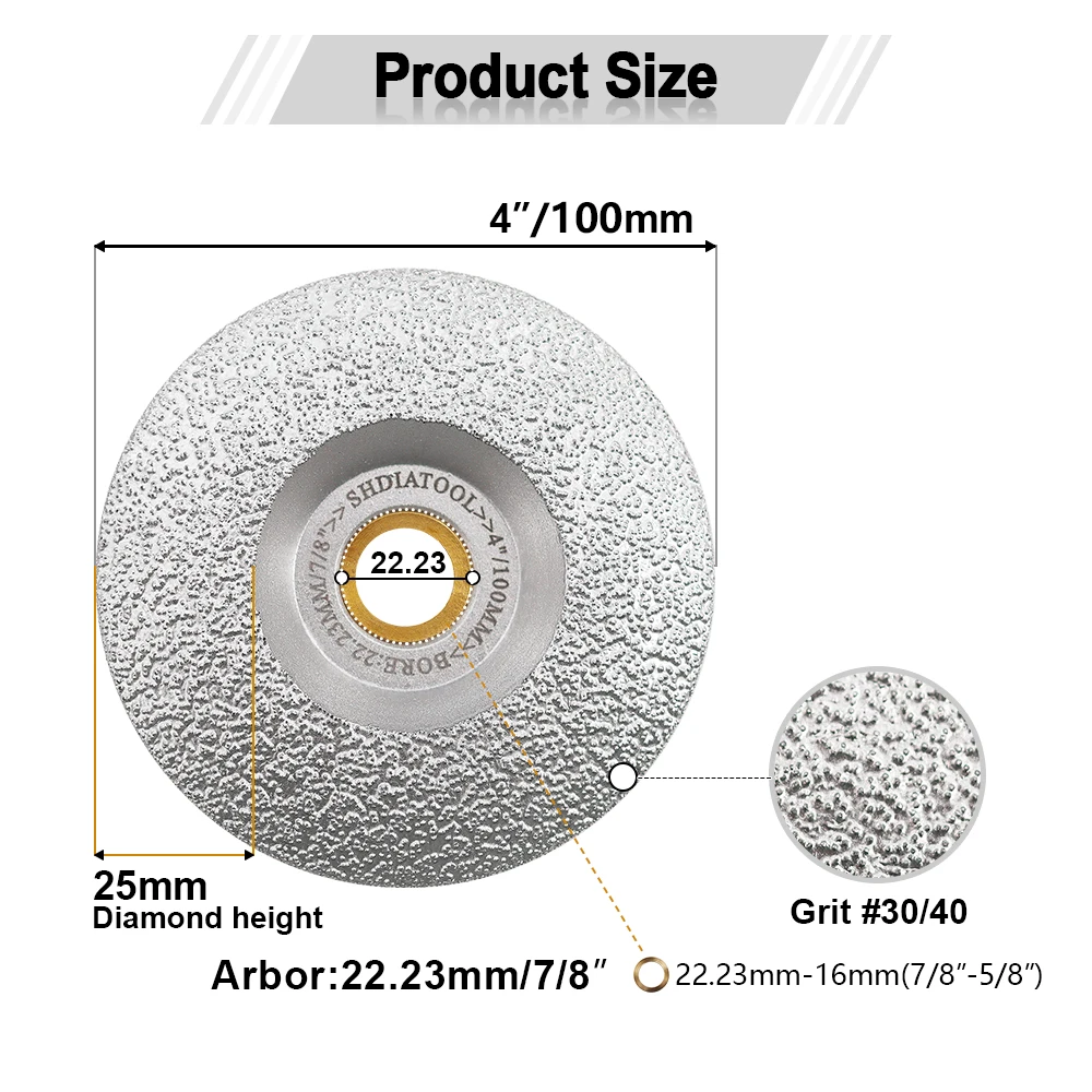 

SHDIATOOL алмазный шлифовальный диск 100/115/125 мм