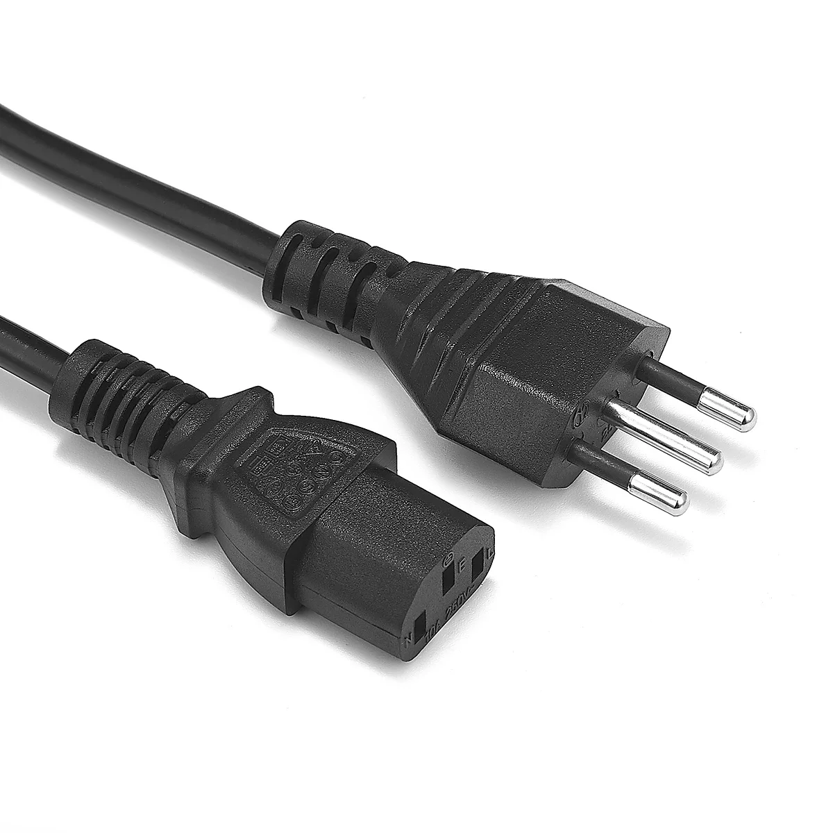 3-контактный кабель питания переменного тока IT Италия 0 75 мм IEC C13 Удлинитель для ПК
