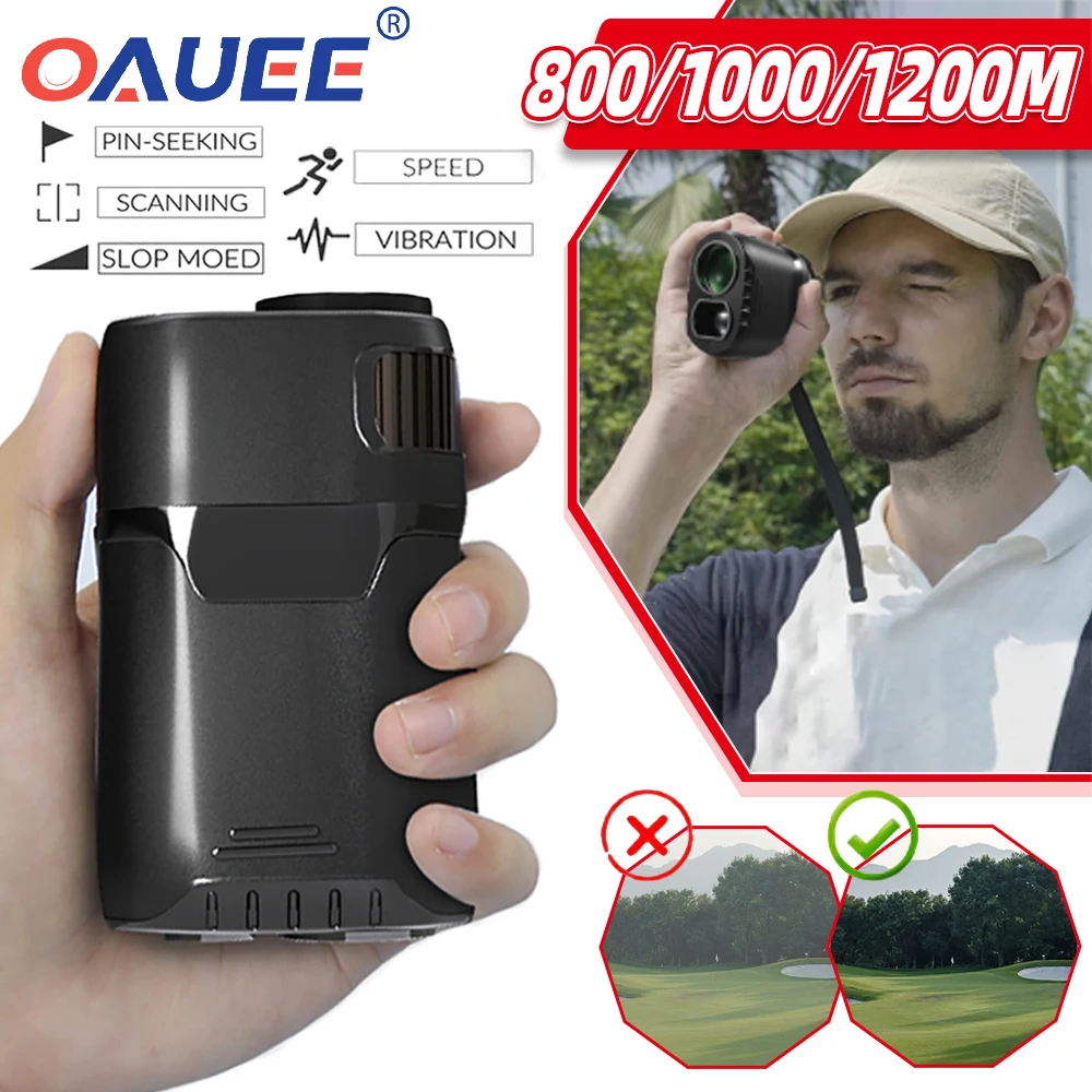 

800/1000/1200M Golf Laser Rangefinder Mini Golf Laser Measure Distance Meter for Golf Sport Hunt Survey Sport Laser Rangefinder