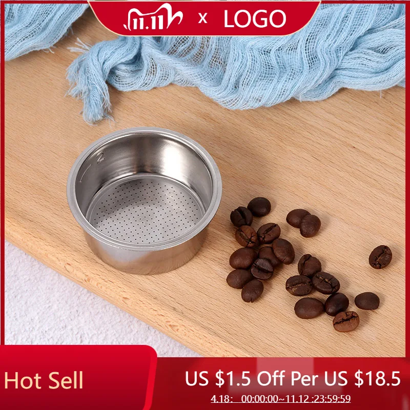 

Одночашечная чистая чашка 51 мм, негерметичный фильтр для кофе, портативная корзина для фильтров для кофе, кухонные принадлежности