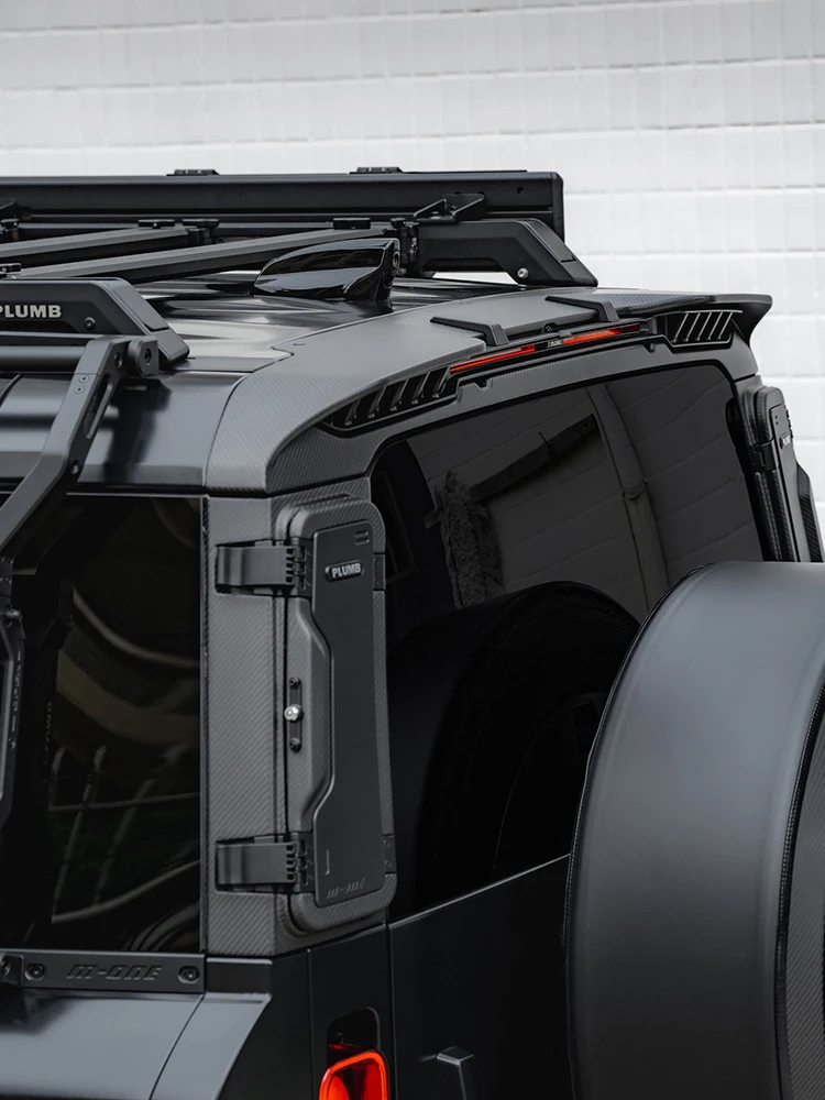 Задний спойлер из углеродного волокна для Plumb 2020 + Land Rover Defender L663 130 110 90