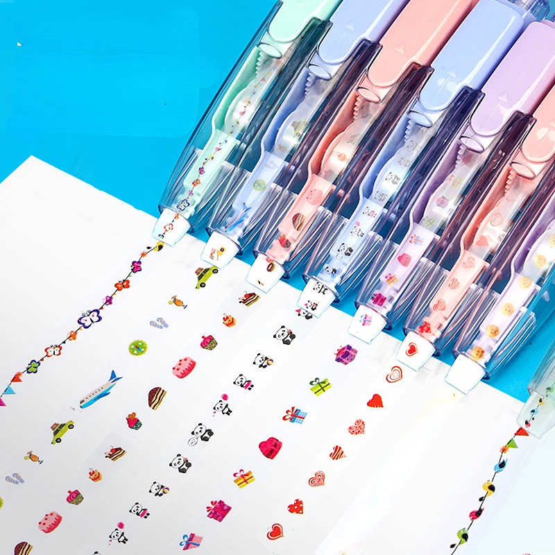 

Лента-стикеры мультяшные