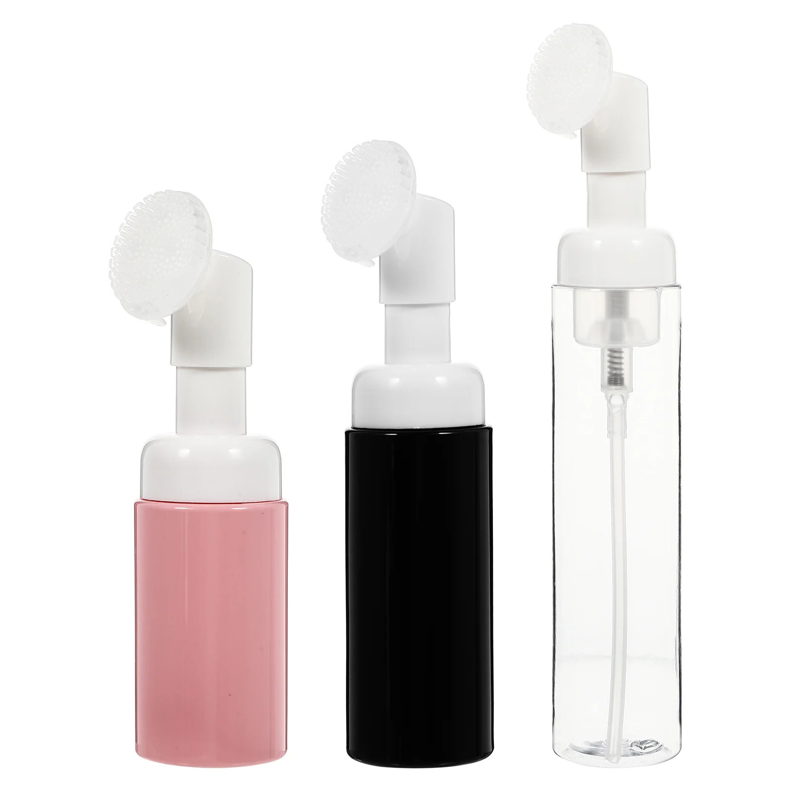 

Bottle Foaming Soap Facial Travel Cleanser Foam Bottles Empty Dispenser Hand Container Mousse Cleansing Brush Pump Refillable