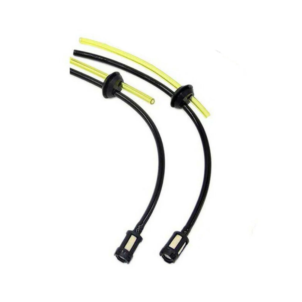

2set Fuel Line Filter Hose Pipe Tank Trimmer Cutter For Brushcutters Fuel Line Kit Primer Bulb Grommet Fuel Filter Lawn Mower