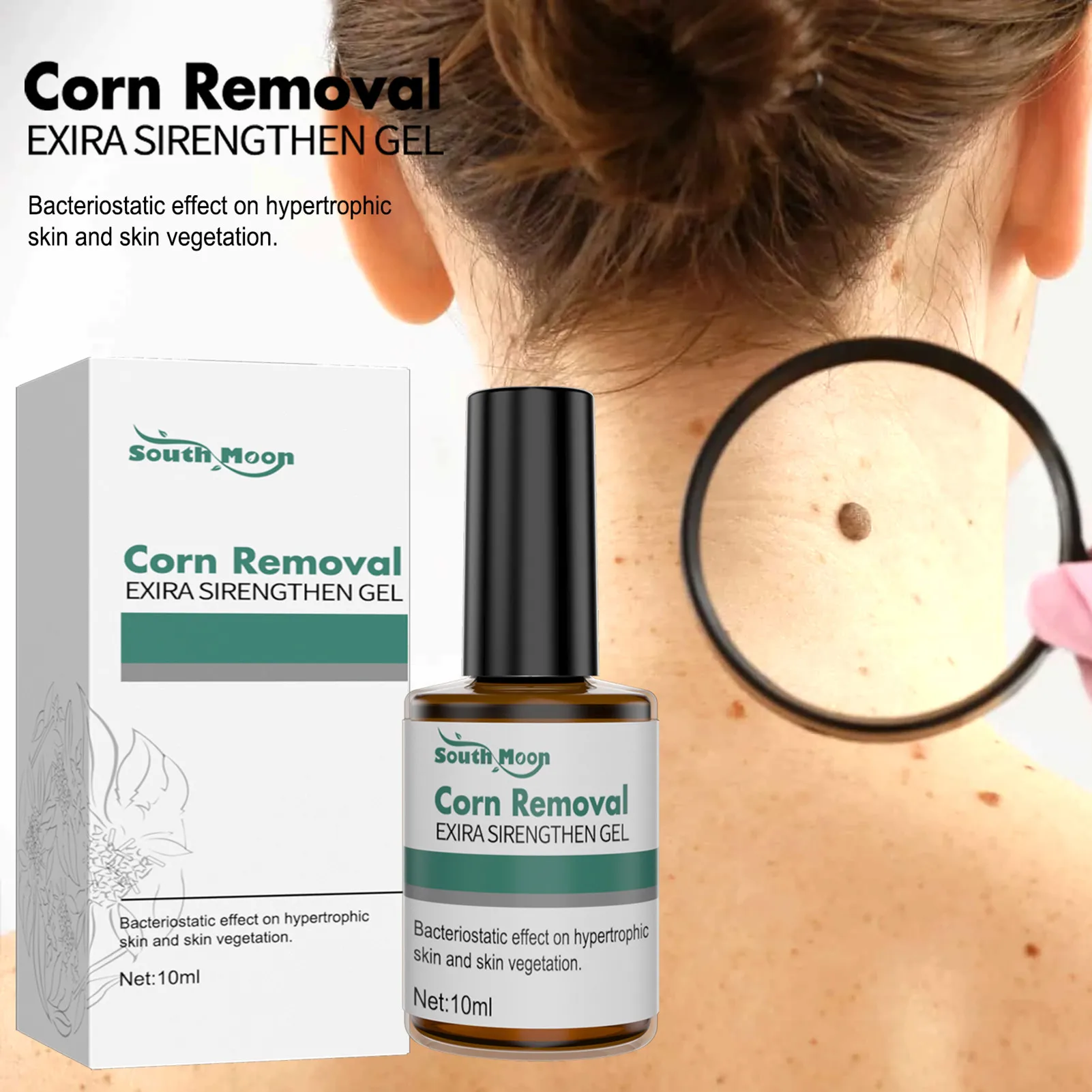

New Wart Removal Body Warts Extra Strengthen Gel Foot Care Essence Skin Tag Remover Corns Removal Plantar Warts