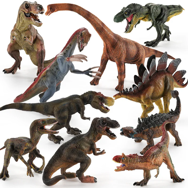 

Simulation Large Solid Dinosaur Toy Wild Movable Animal Model Tyrannosaurus Rex Brachiosaurus Boy Collection Toy Gift