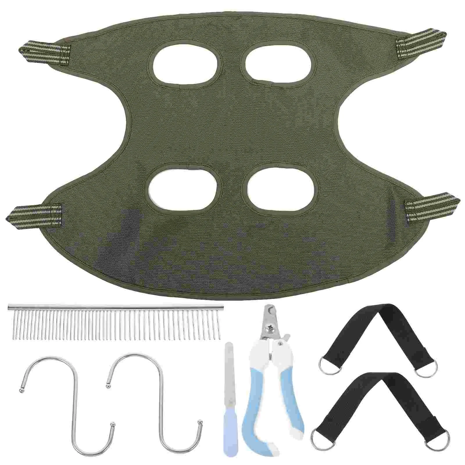 

Puppy Cat Dog Hammock Sling Nail Trimmers Sandwich Breathable Mesh Pet Grooming