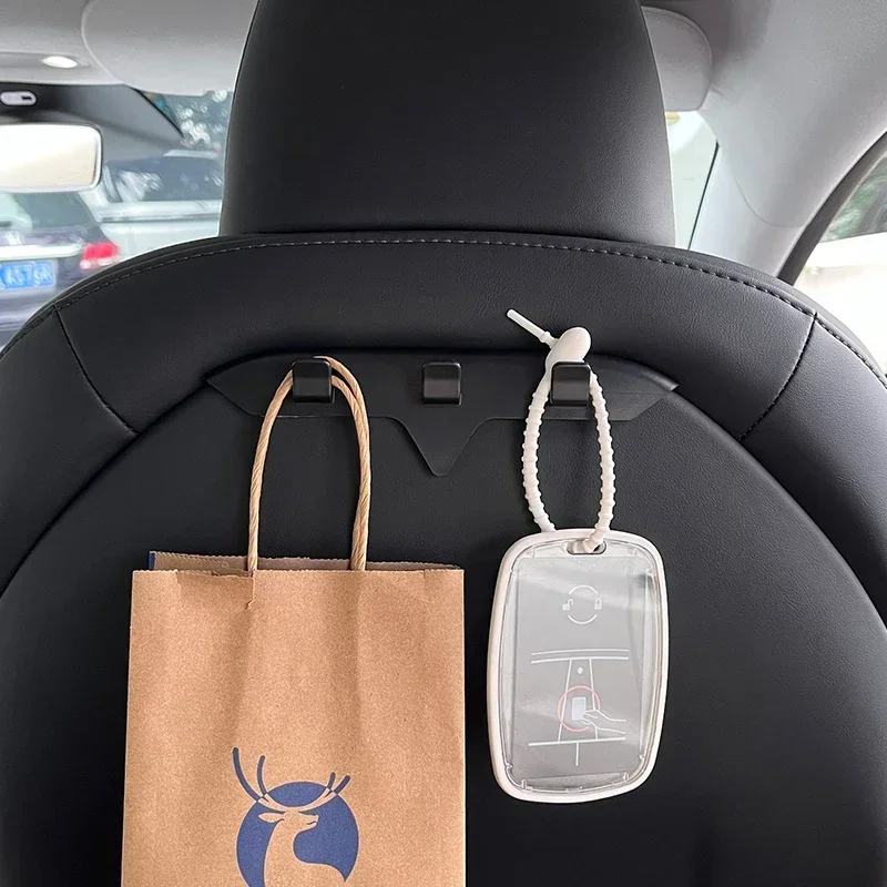 Для Tesla Model 3 Highland крючки на заднее сиденье с двойной головкой вешалка