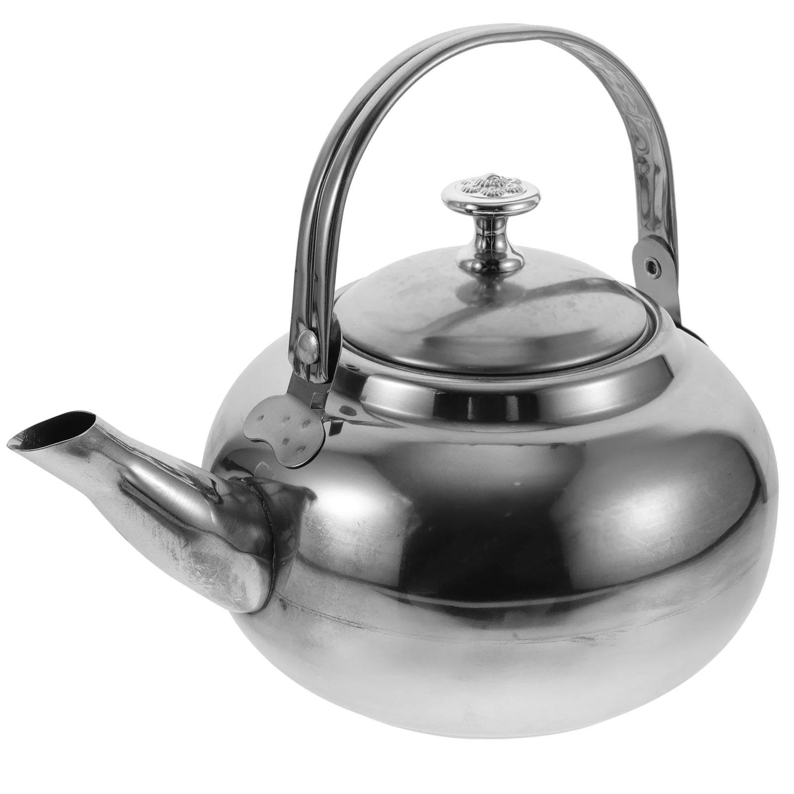 

Kettle Whistling Stovetop Tea Camping Water Heater Handheld Stainless Steel Pot