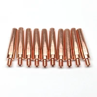 c181850 cucrzr copper m6x40 m6x45 metric m6 thread length 40 45 mm otc cnc robot contact tip nozzle mig gun welding torch part