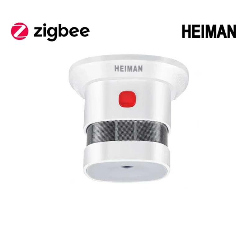 

HEIMAN Zigbee детектор дыма умная домашняя система 2,4 ГГц высокочувствительный датчик дыма для предотвращения безопасности