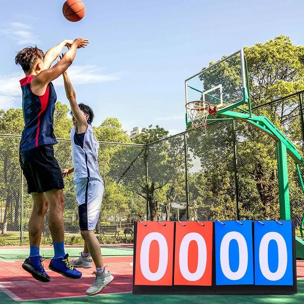 

Multi Digits Scoreboard Score Keeper Score Flipper For Basketball Tennis Tennis Basketball Sports F6h5