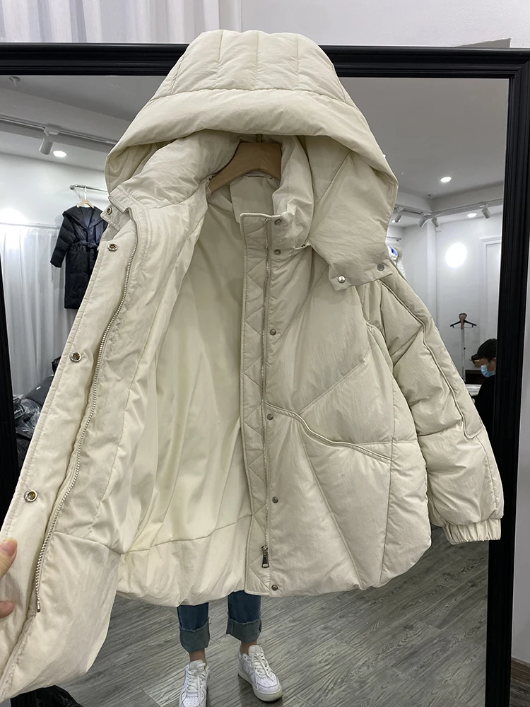 Women Down Jacket New Casual Style White Duck Down Jackets Autumn Winter Coats And Parkas Female Outwear