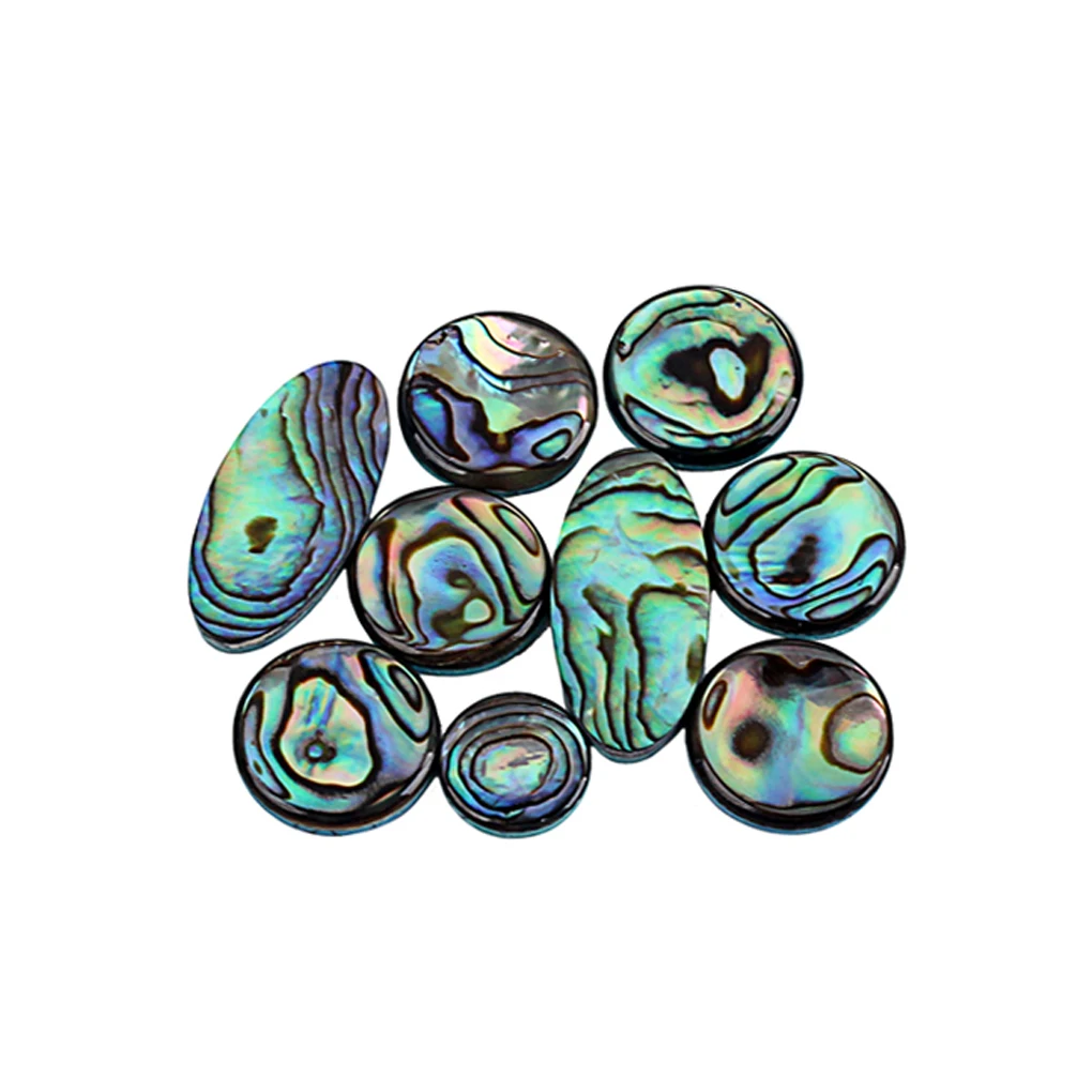 

9 Pieces Sax Key Button Inlay Wood Grain Professional Universal Musical Equipment Decorative Inlays Components