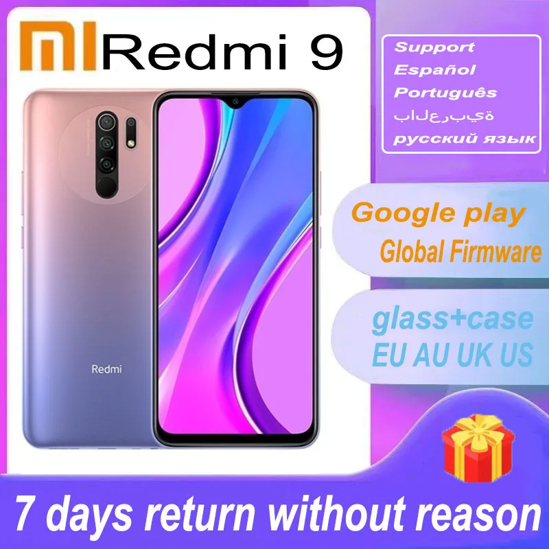

Смартфон Xiaomi Redmi 9, 4 + 128 ГБ, Mediatek Helio G80, android